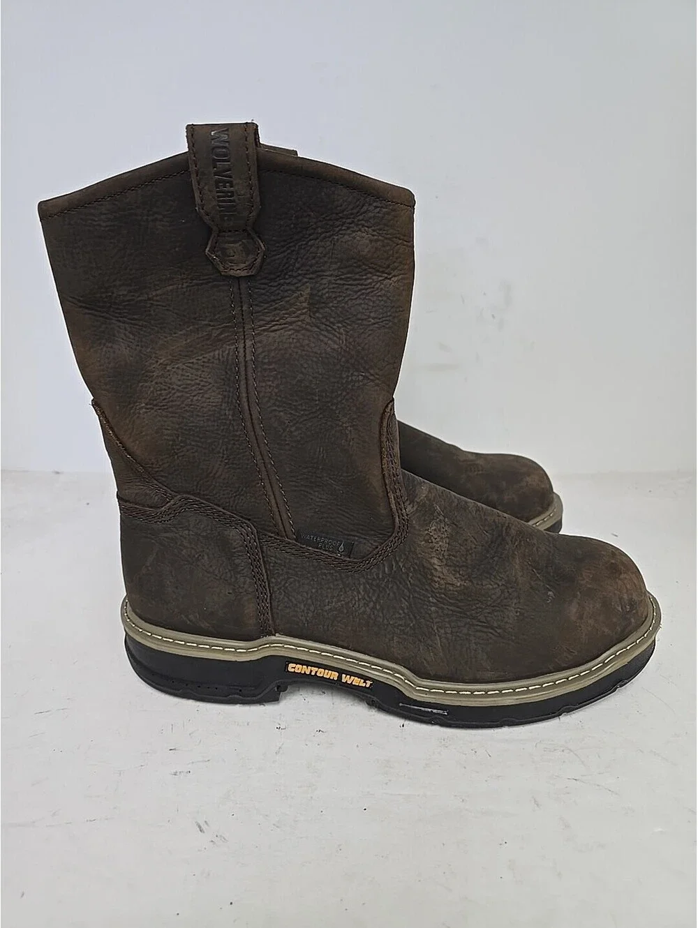 Wolverine Men's W10846 Bandit Wellington Composite Toe Work Boot Brown 10.5M